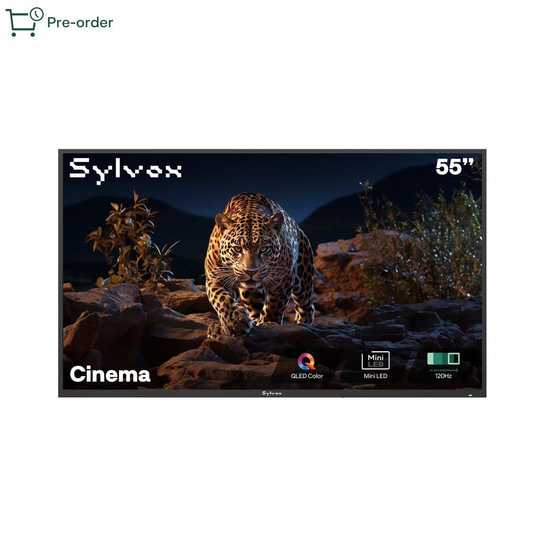 Sylvox Cinema 55" Helio QLED Outdoor TV – 2000 Nits, Cinematic Motion with 120Hz (2025 Model)