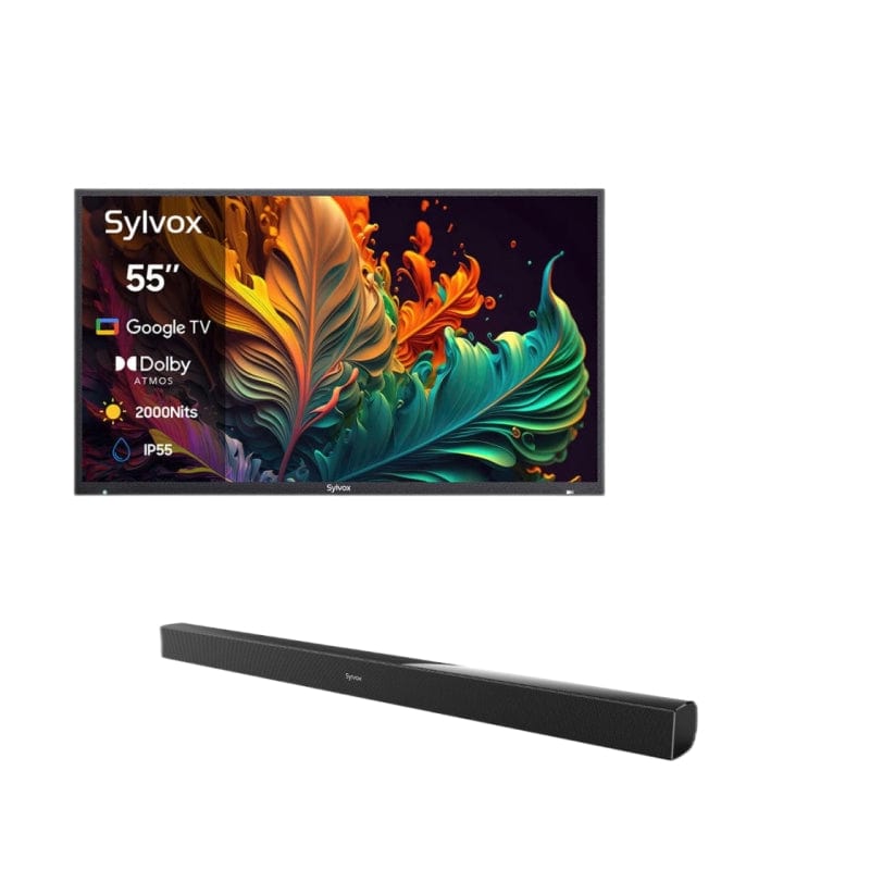 55" 2000Nit Premium QLED Google Outdoor TV (Full Sun) - 2024 Pool Pro QLED 2.0 Series