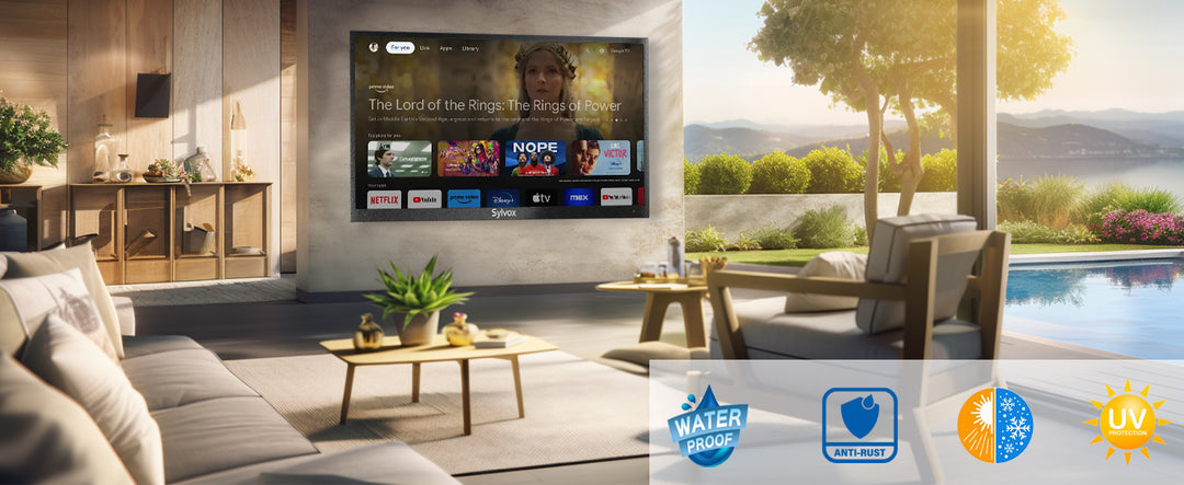 Google TV—Outdoor TV UK with 2000 Nits(2024 Pool Pro 2.0 Series)