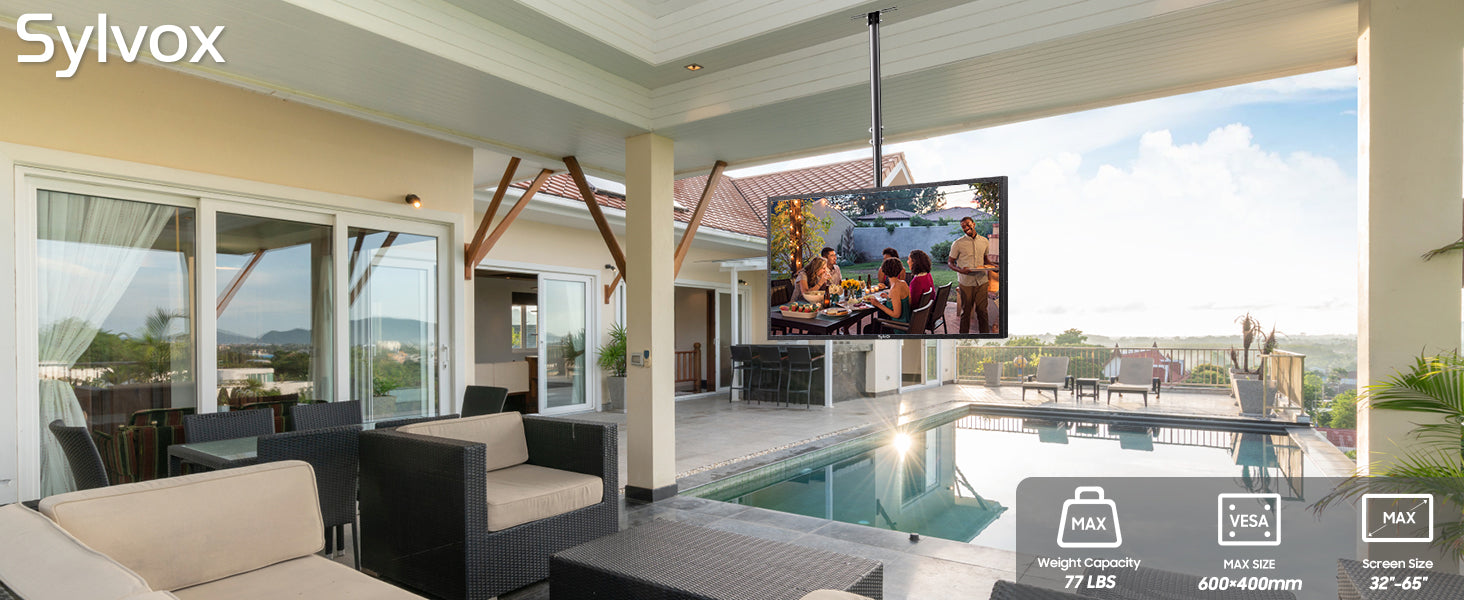 Outdoor TV Ceiling Mount
