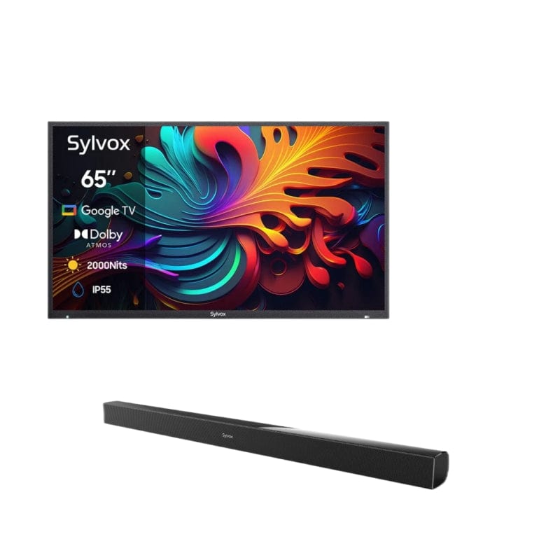 65" 2000Nit Premium QLED Google Outdoor TV (Full Sun) - 2024 Pool Pro QLED 2.0 Series