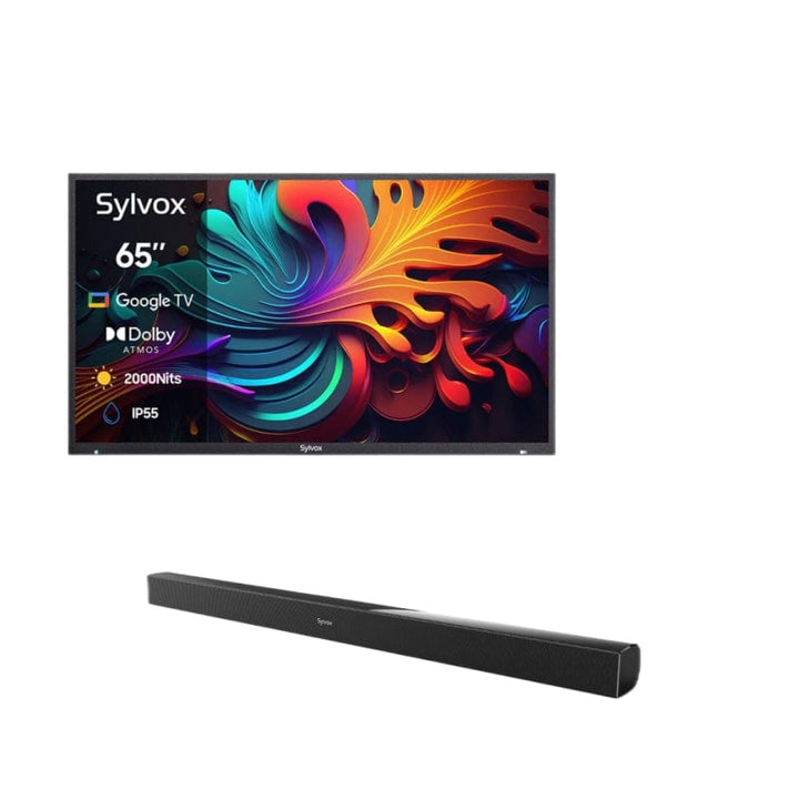 65" 2000Nit Premium QLED Google Outdoor TV (Full Sun) - 2024 Pool Pro QLED 2.0 Series