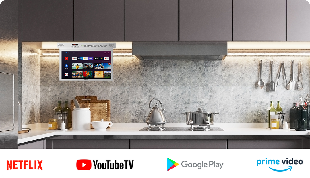 15.6'' under cabinet TV