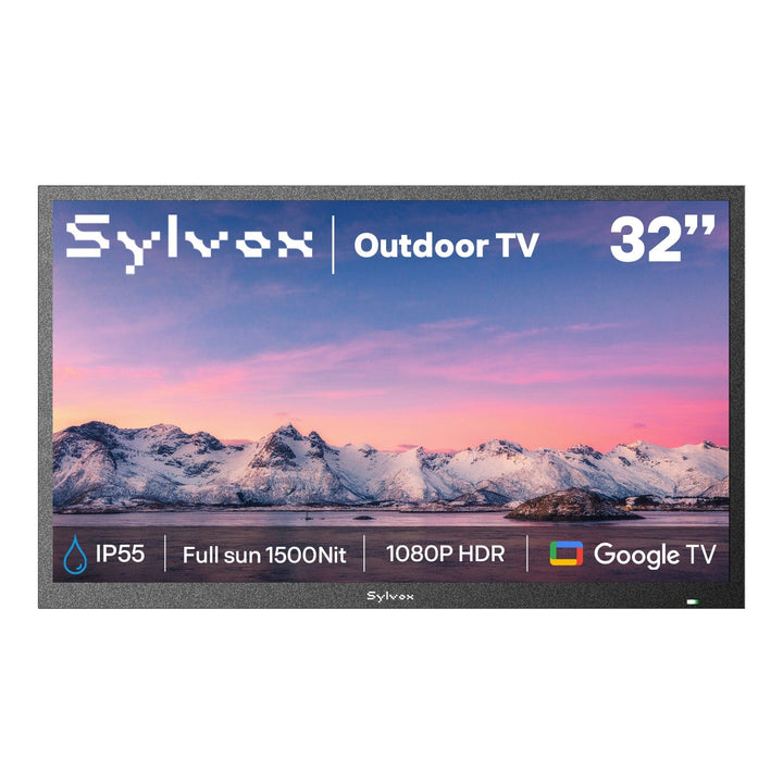 32" 1500Nits Google Outdoor TV (Full Sun) - 2025 Pool SE