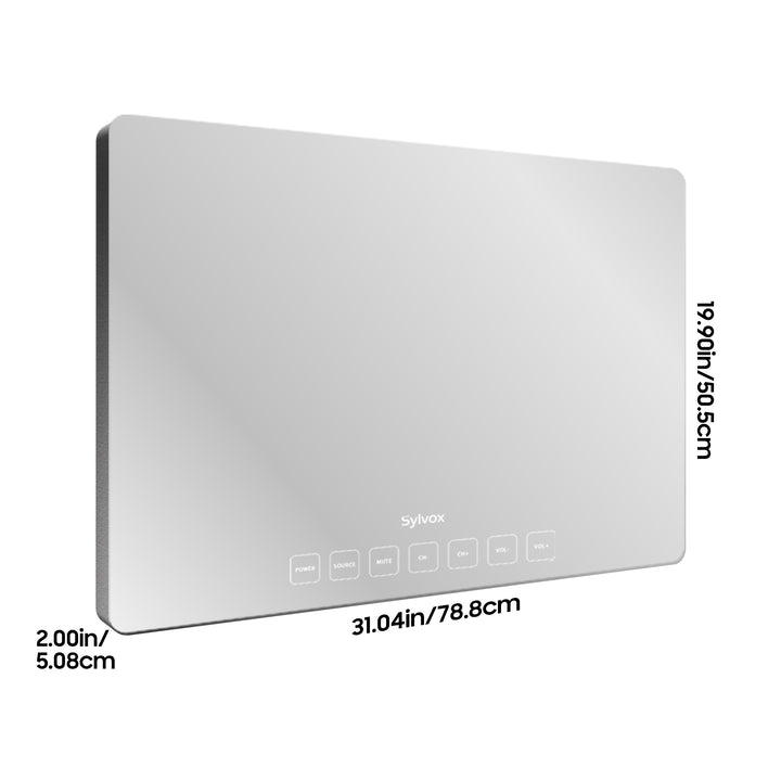 32" Waterproof Bathroom Mirror TV(Wall Mounted)