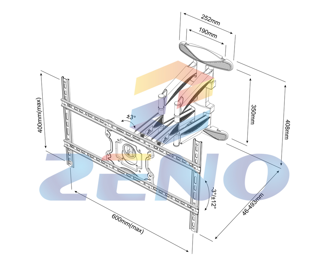Outdoor TV Wall Mount