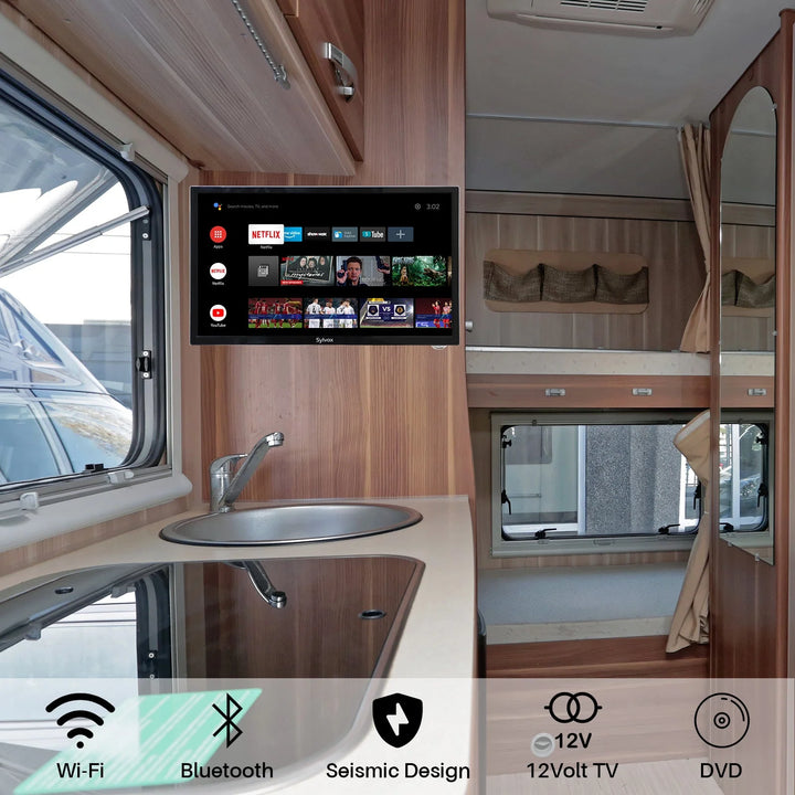 27'' Smart 12 Volt RV TV with DVD Player(Trailer Series)