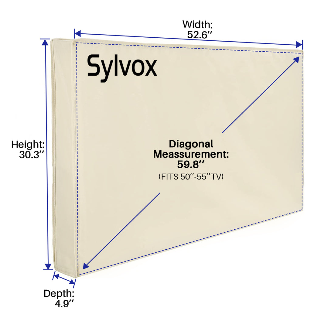 Waterpoor Outdoor TV Cover for 50-55" TVs