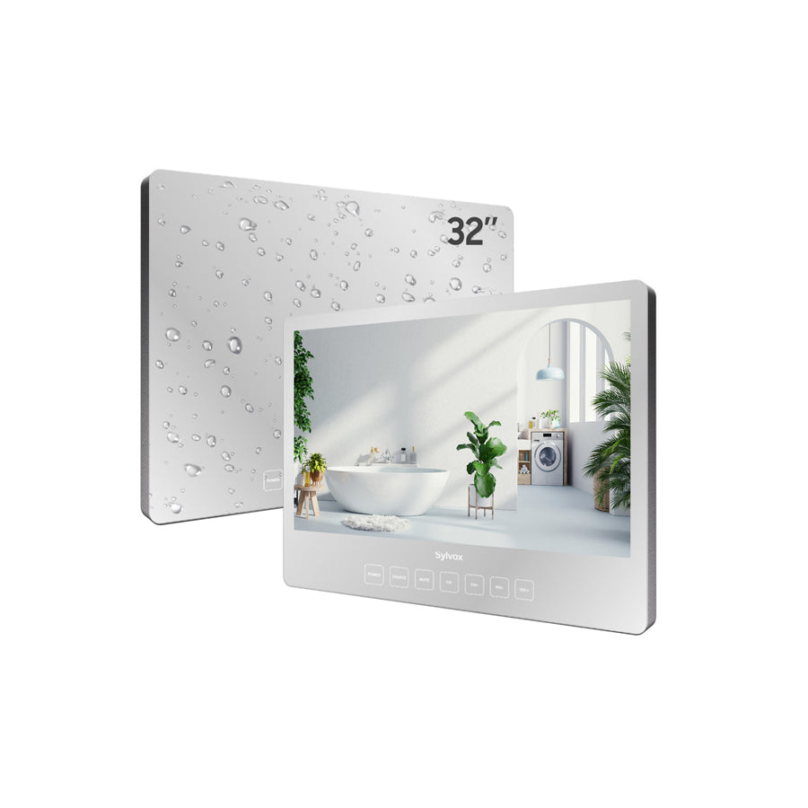 32" Waterproof Bathroom Mirror TV(Wall Mounted)