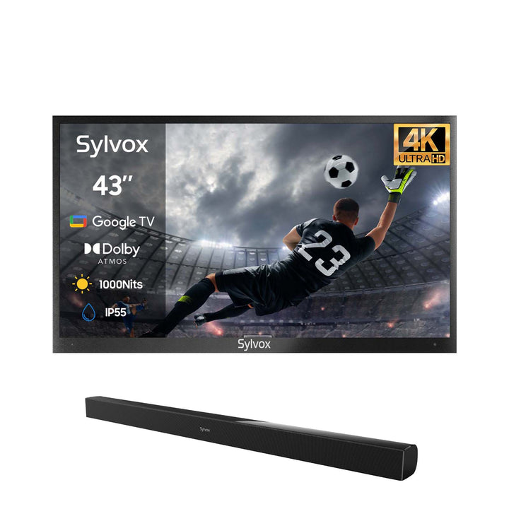 Outdoor TV UK with Google TV and 1000 Nits—2024 Deck Pro 2.0 Series