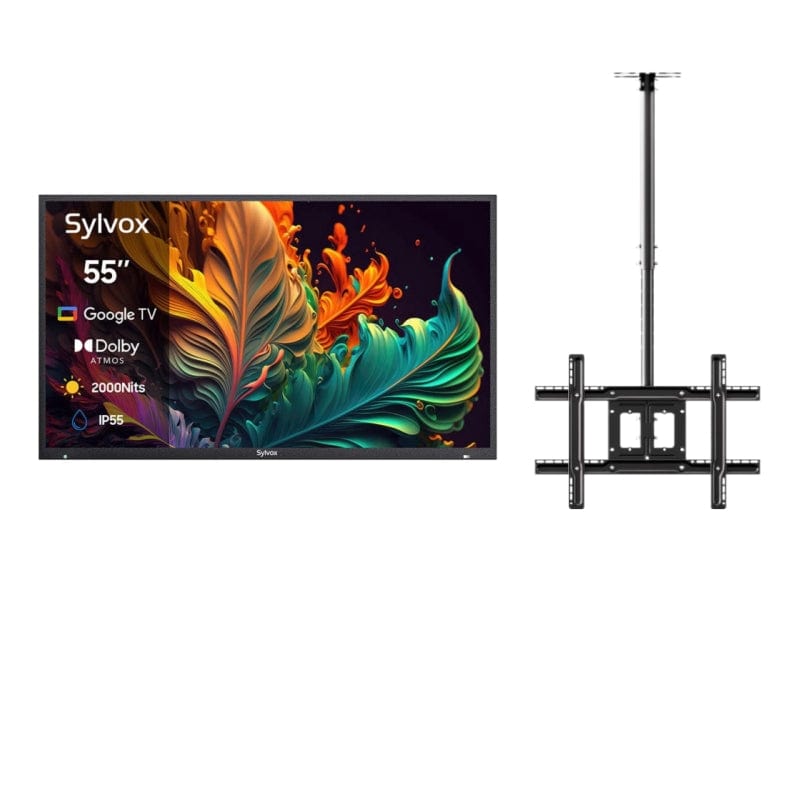 55" 2000Nit Premium QLED Google Outdoor TV (Full Sun) - 2024 Pool Pro QLED 2.0 Series