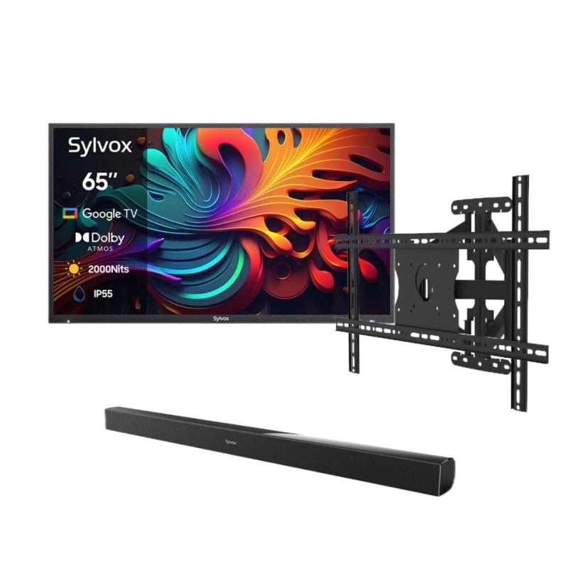 65" 2000Nit Premium QLED Google Outdoor TV (Full Sun) - 2024 Pool Pro QLED 2.0 Series