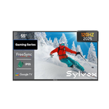 55 inch outdoor gaming TV, weatherproof television for patio, garden or backyard