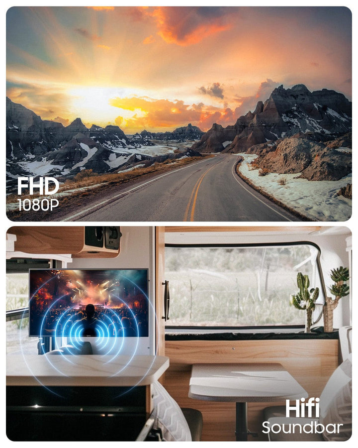 40" Smart 12V RV TV(2024 Google TV) -No DVD Combo(Vehicle Series)