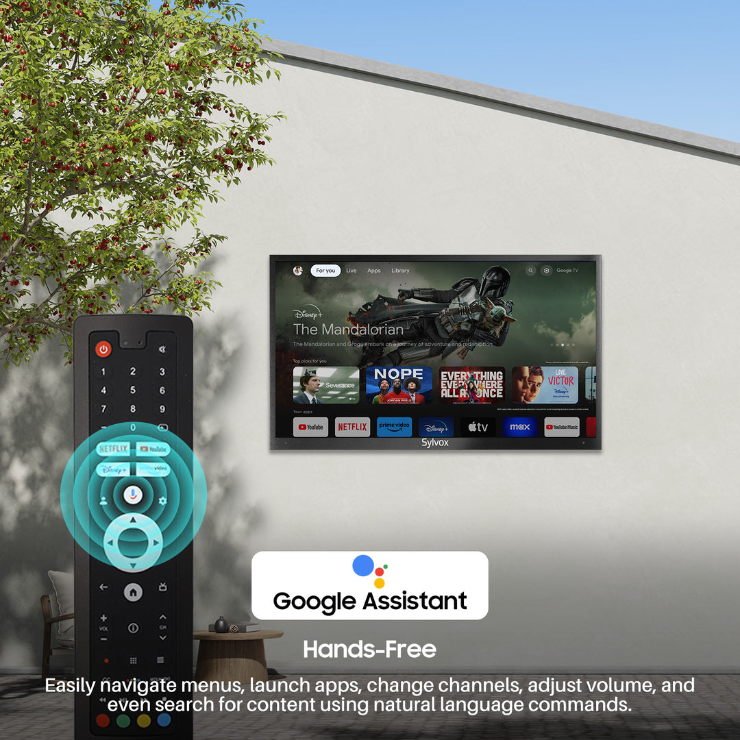 Advanced QLED Outdoor TV UK (Google TV)—2024 Deck Pro QLED 2.0 Series