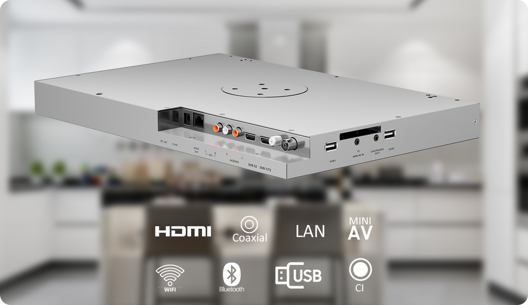15.6'' under cabinet TV