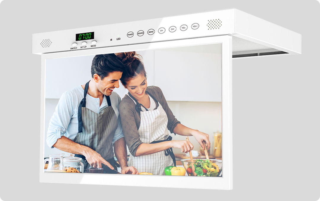 15.6'' under cabinet TV