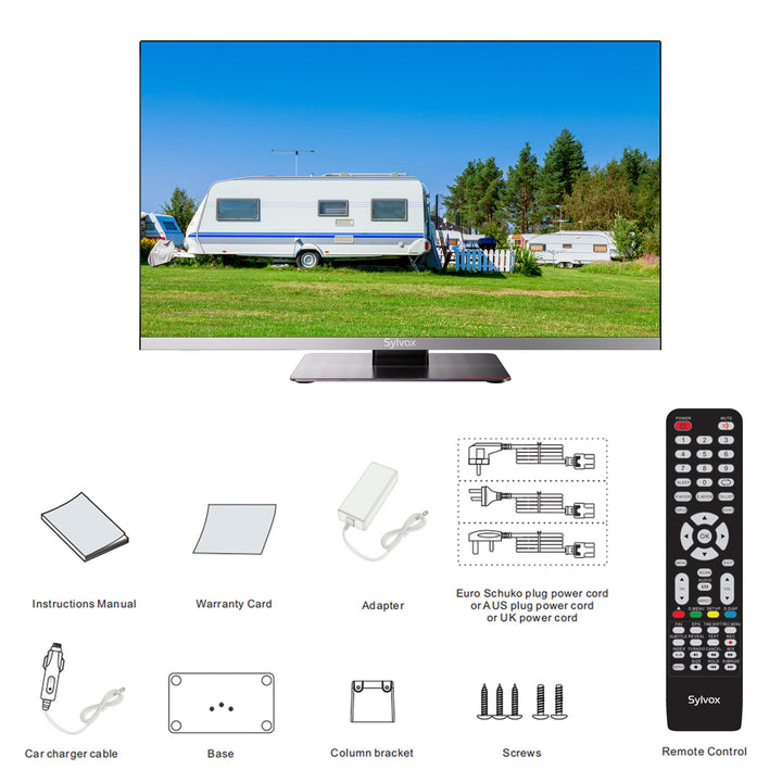 22'' 12 Volt TV DVD Combo(2023 Limo Series-Non Smart)