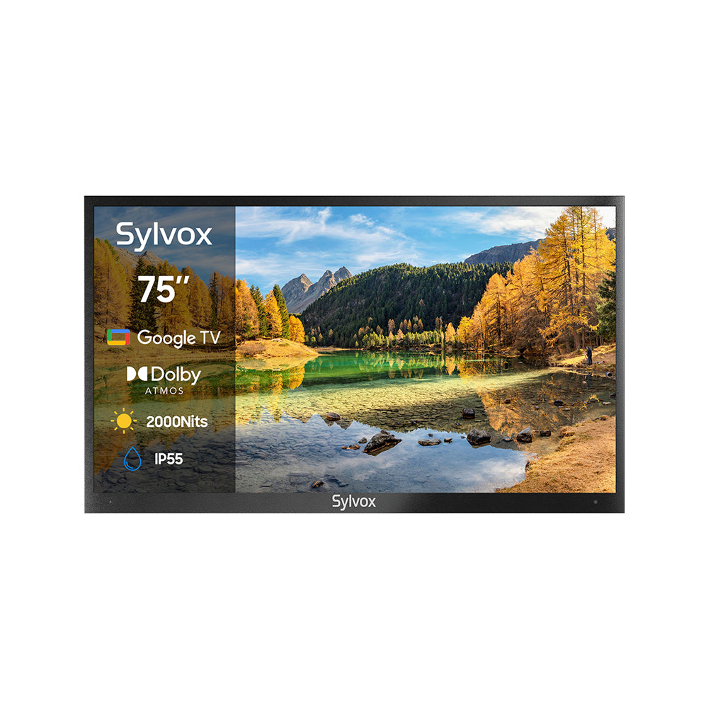 75" 2000Nit Google Outdoor TV (Full Sun) - 2024 Pool Pro 2.0 Series