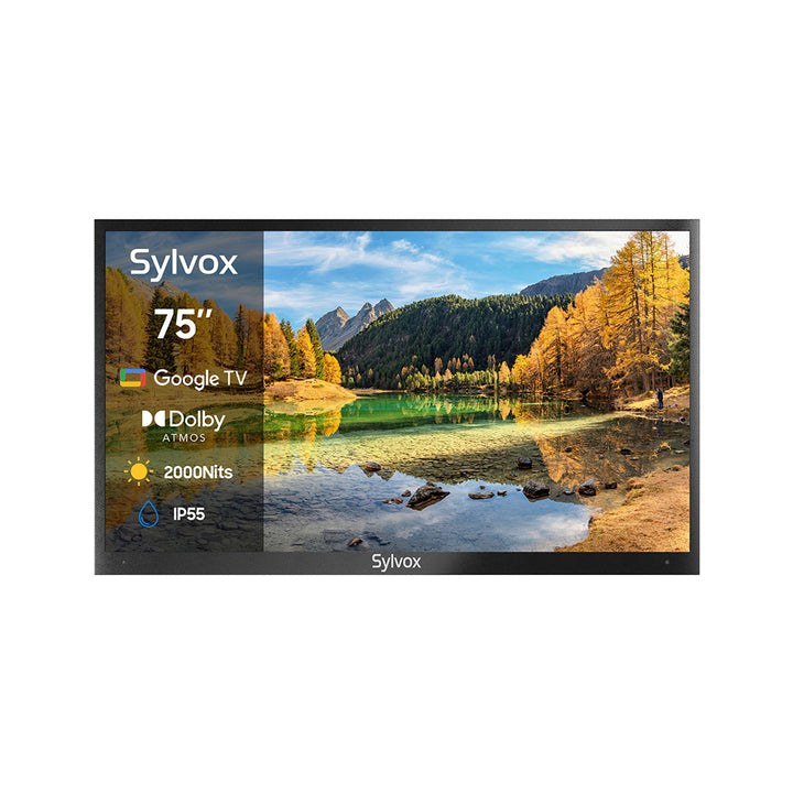 75" 2000Nit Google Outdoor TV (Full Sun) - 2024 Pool Pro 2.0 Series