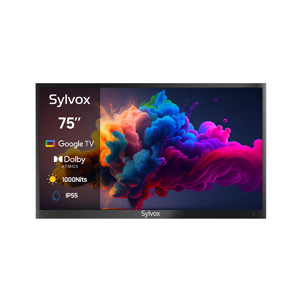 75" 1000Nit Advanced QLED  Google Outdoor TV (Partial Sun) - 2024 Deck Pro QLED 2.0 Series
