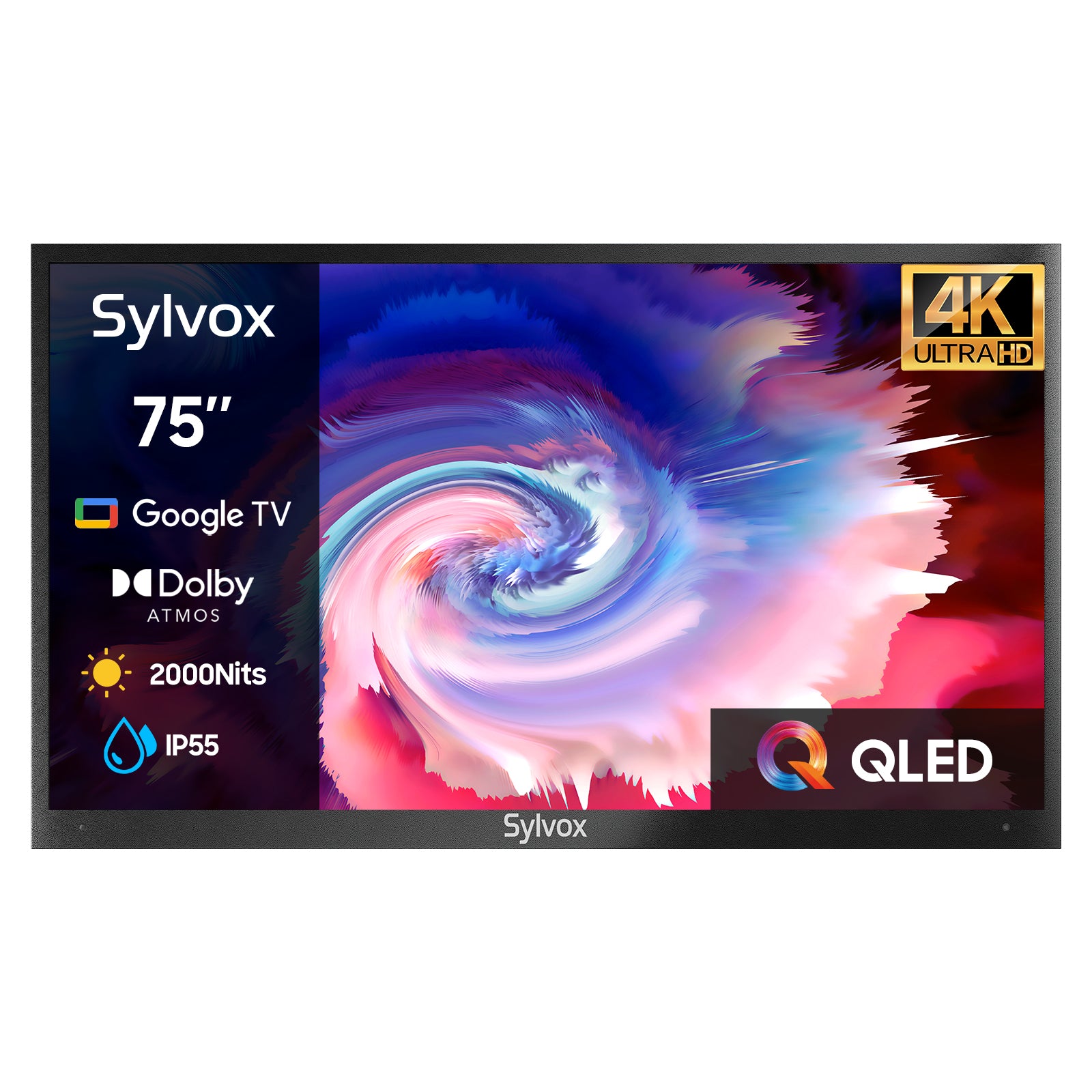 75" QLED Google TV for Full Sun—Best Outdoor TV UK (2024 Pool Pro Qled
