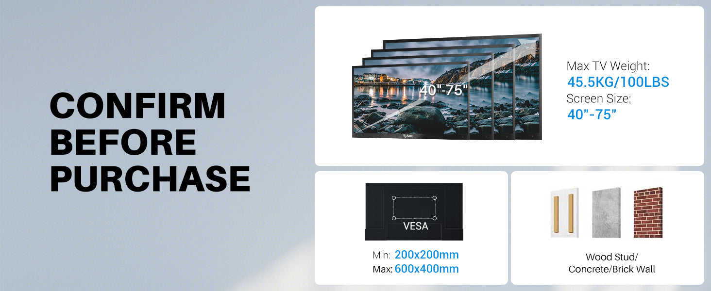 Outdoor TV Wall Mount