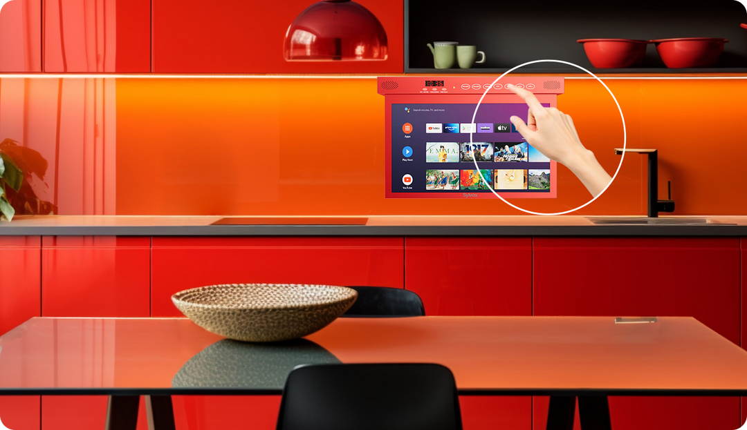 15.6'' under cabinet TV