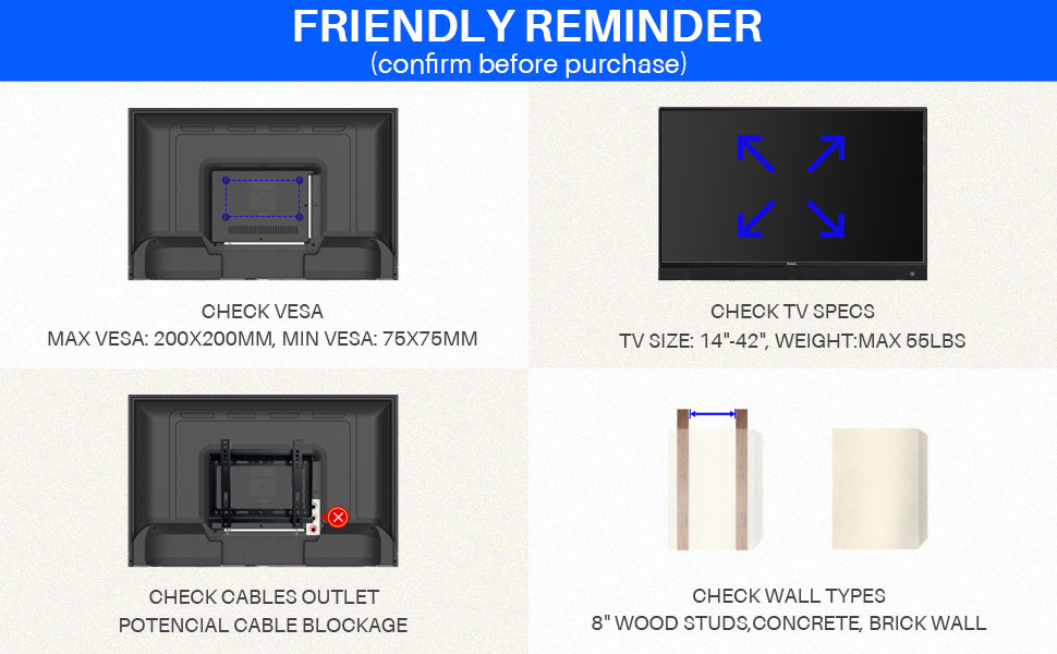 TV Wall Mount for RV