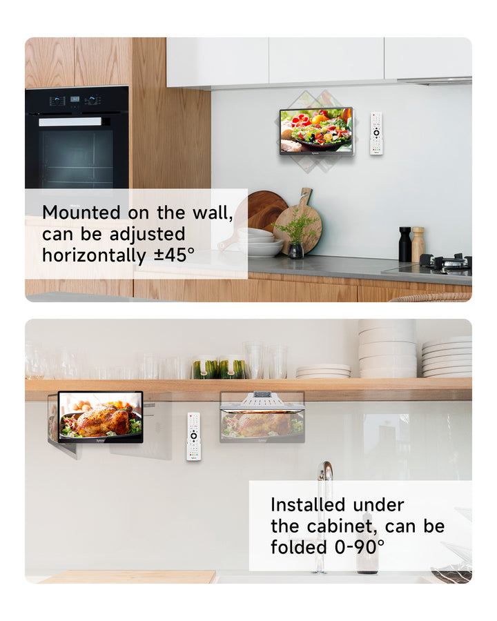 New-Sylvox 15.6" Under Cabinet Kitchen TV(2024 New Mode)