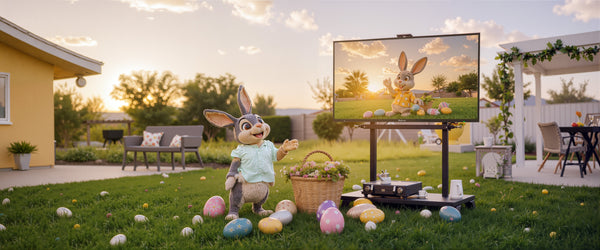Easter Outdoor Entertainment Guide | Backyard Movie Night with Sylvox TVs