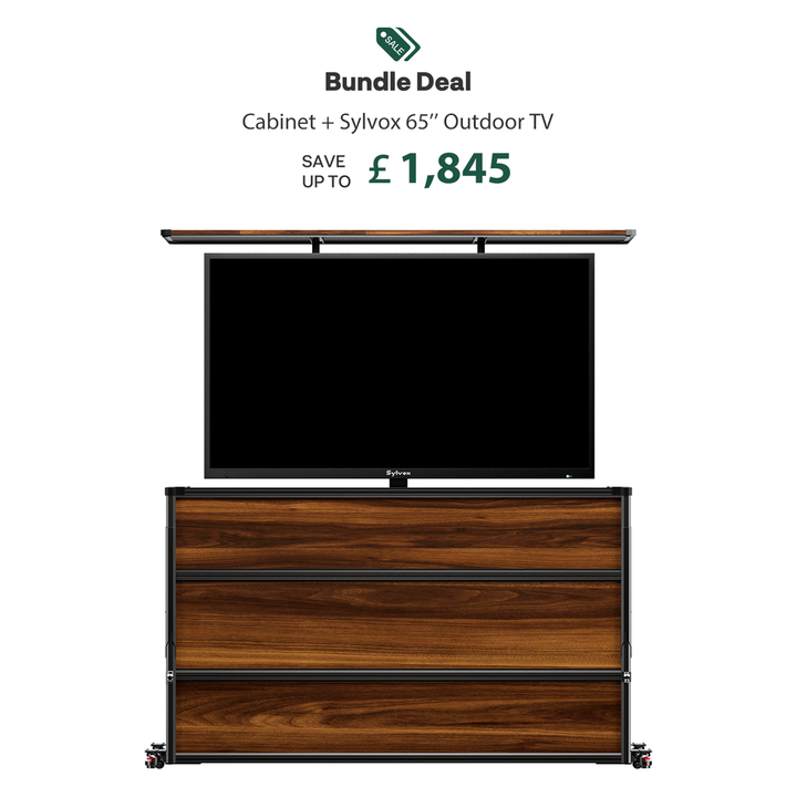 65” Weatherproof Outdoor TV Lift Cabinet