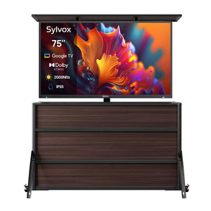 75" Lift Cabinet + Pool Pro Qled 2.0 75" (Partial Sun)