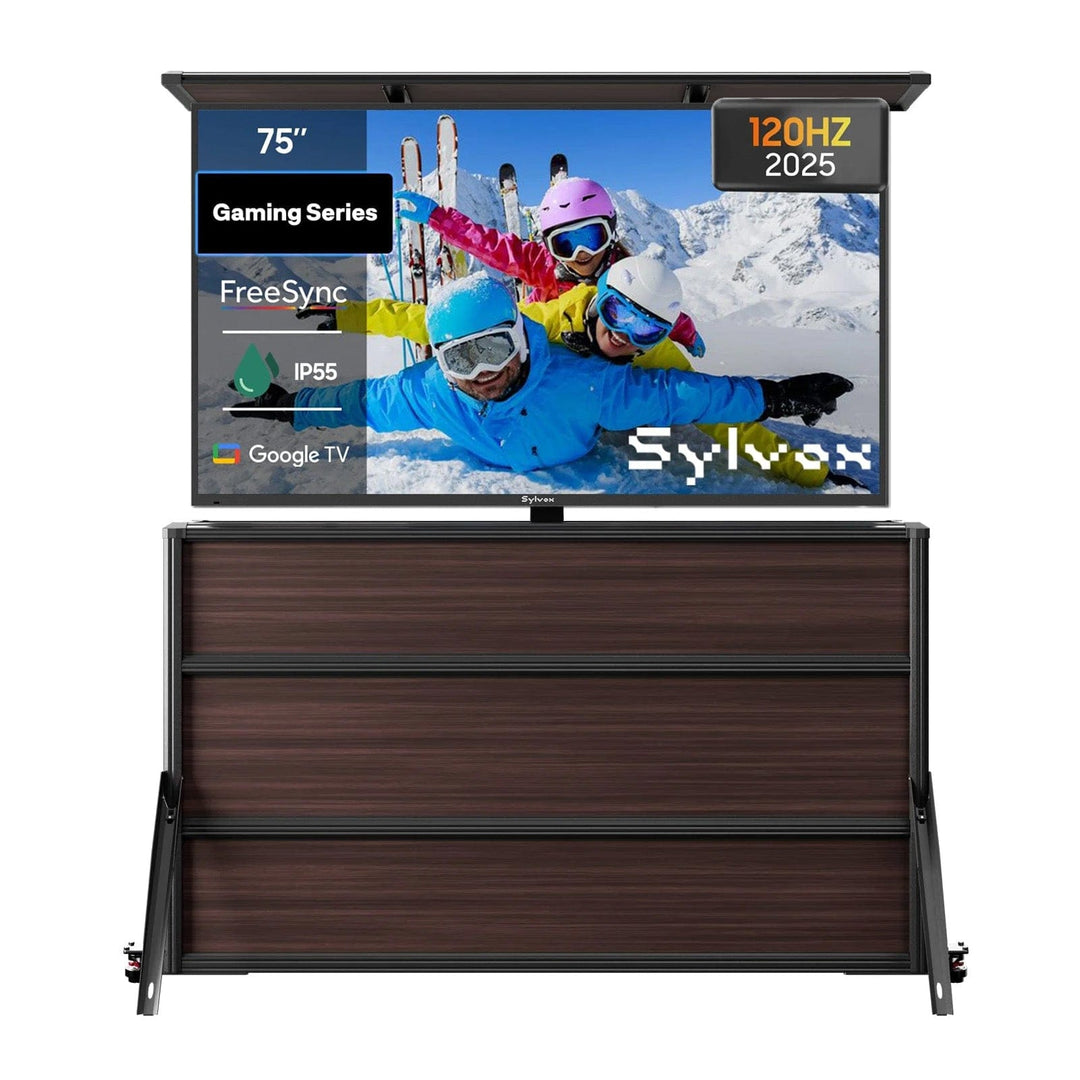 75" Lift Cabinet + Gaming 75" (Partial Sun)