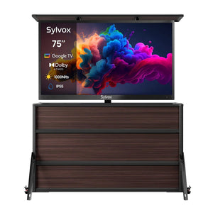 75" Lift Cabinet + Deck Pro Qled 2.0 75" (Partial Sun)