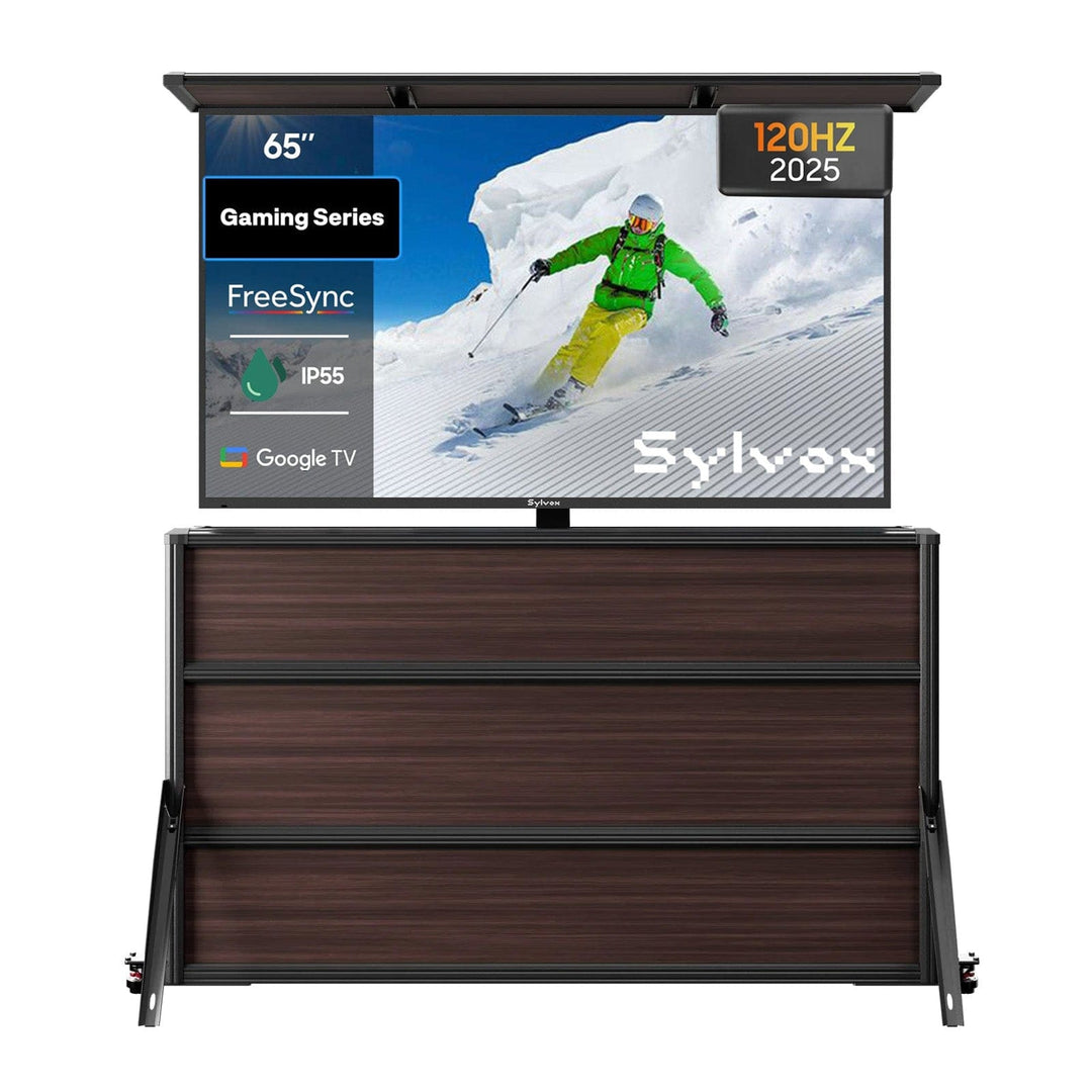 65" Lift Cabinet + Gaming 65" (Partial Sun)