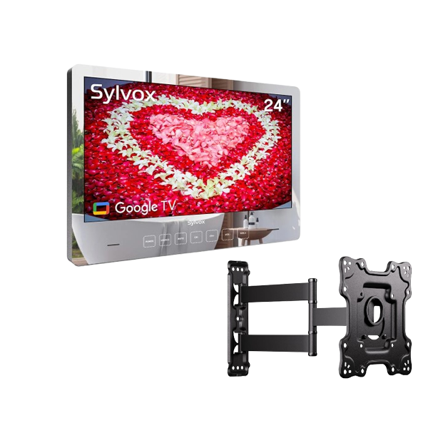 24" Waterproof Bathroom Mirror TV(Wall Mounted)
