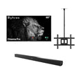 65" Outdoor TV, 3500 Nits, 120Hz - 2025 Cinema  Pro Helio QLED
