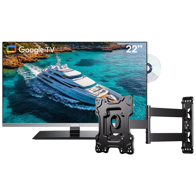 22'' Marine + Adjustable Swivel Wall Mount