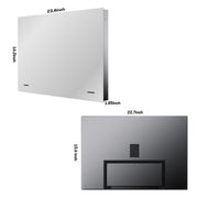 24" Waterproof Bathroom Mirror TV(Wall Embedded)