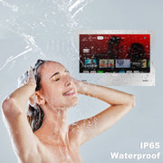 24" Waterproof Bathroom Mirror TV(Wall Embedded)
