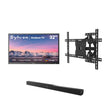 32" Pool SE Full Sun Outdoor TV with Wall Mount & S2 Outdoor Soundbar
