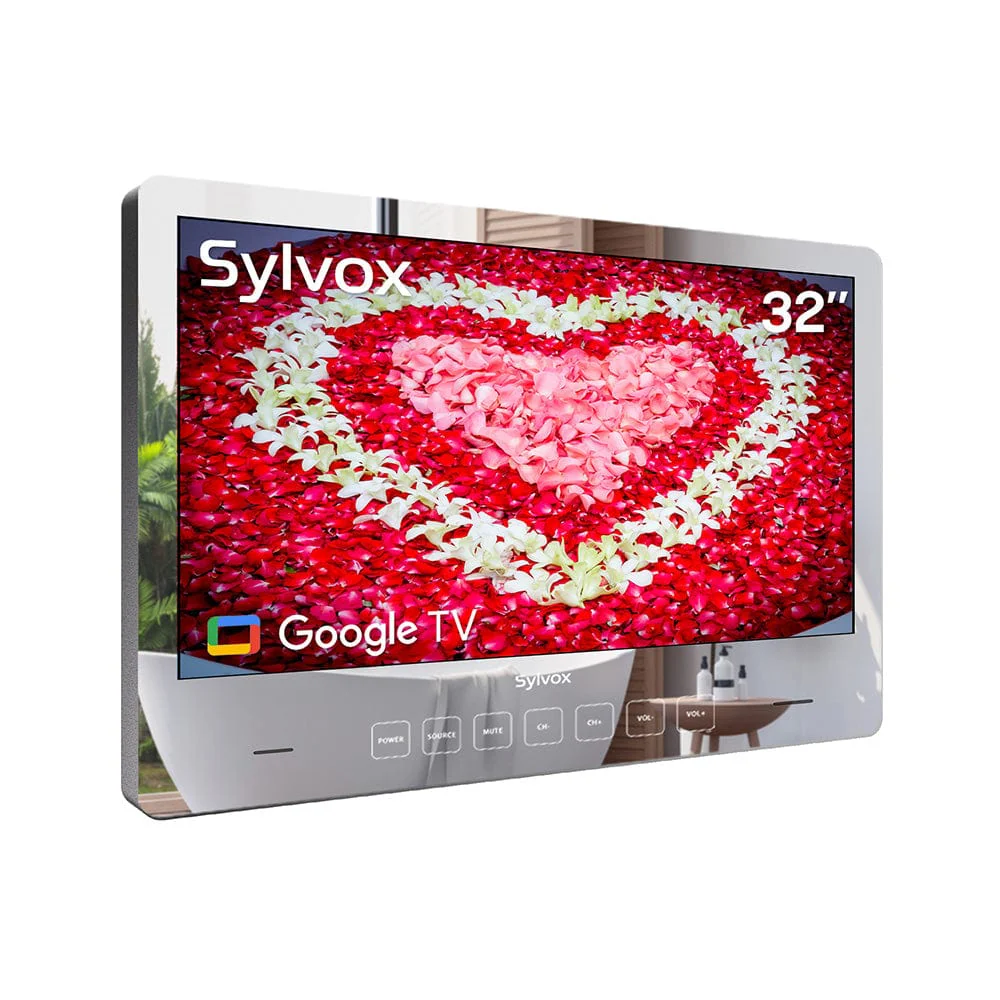 32" Waterproof TV Bathroom Mirror TV On Wall Model