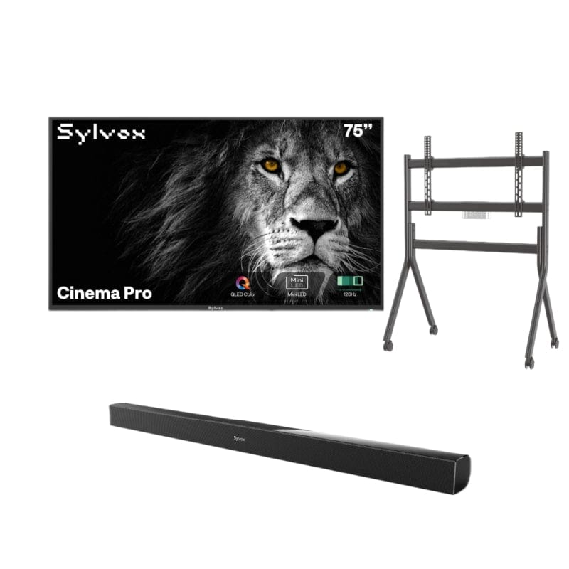 Sylvox Cinema Pro 75" Helio QLED Outdoor TV – 3500Nits, Cinematic Motion with 120Hz (2025 Model)