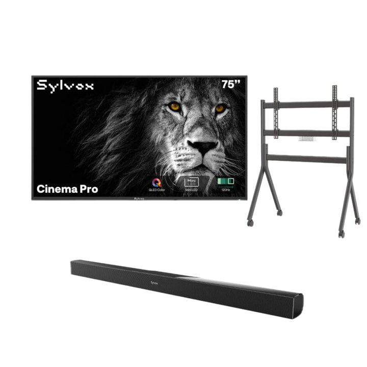 Sylvox Cinema Pro 75" Helio QLED Outdoor TV – 3500Nits, Cinematic Motion with 120Hz (2025 Model)