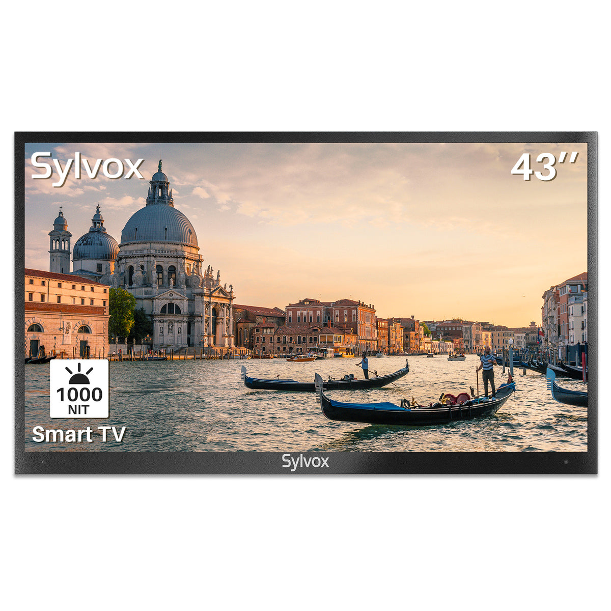 Sylvox Best Outdoor TV UK, 12V RV TV, Kitchen TV, Mirror Bathroom TV