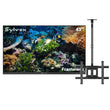 43" Frameless Partial Sun Outdoor TV with Ceiling Mount