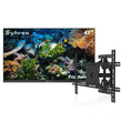 43" Frameless Partial Sun Outdoor TV with Outdoor TV Wall Mount