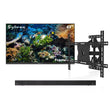 43" Frameless Partial Sun Outdoor TV with Wall Mount & S2 Outdoor Soundbar