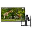 43" Frameless Pro Full Sun Outdoor TV with Mortorized Ceiling Mount